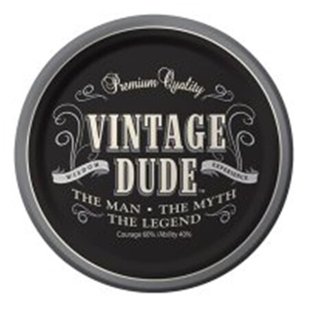 Omg Vintage Dude - 7 in. Lunch Plates, 96PK OM3520720